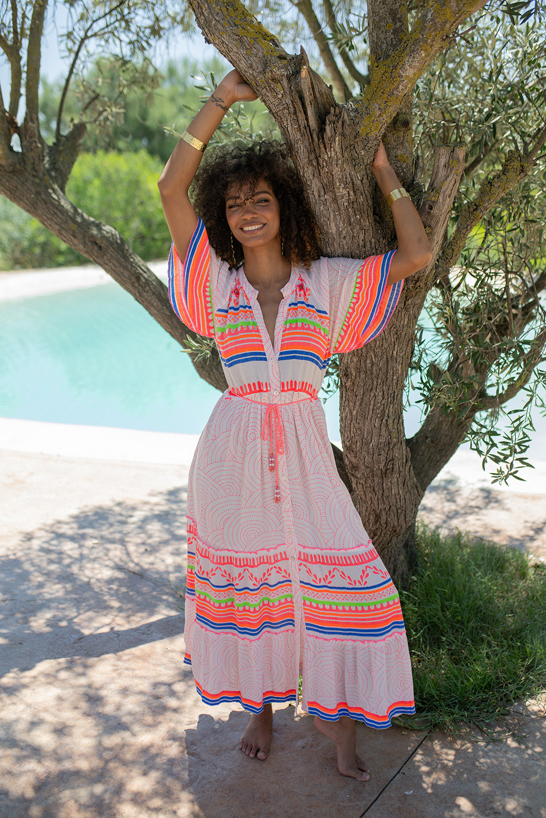 neon boho dress Neon spirit dress – ODYL design