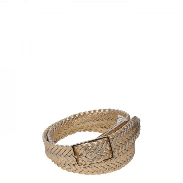 Gold plaited belt hotsell