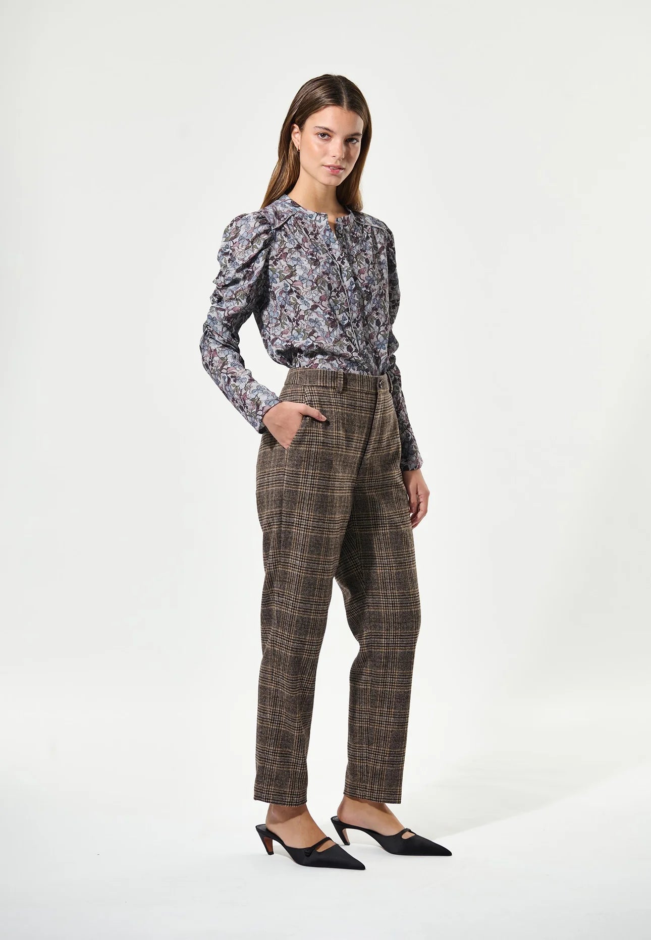 VistiDEA blouse- suntory print