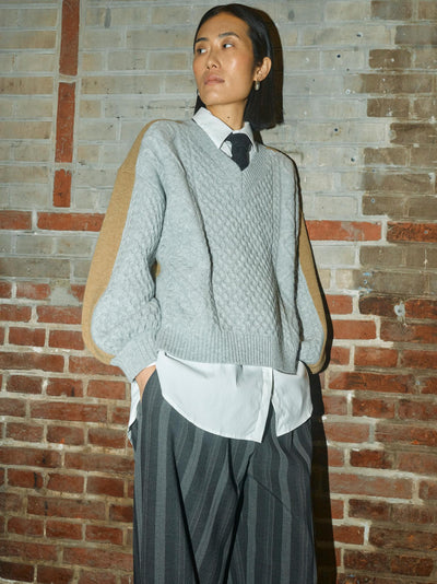 Beth Ottilli V neck knit