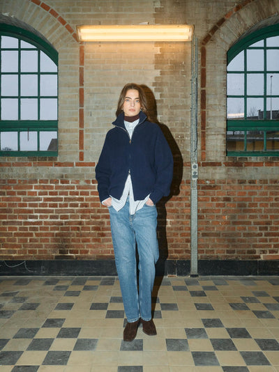 Amity zip knit cardigan