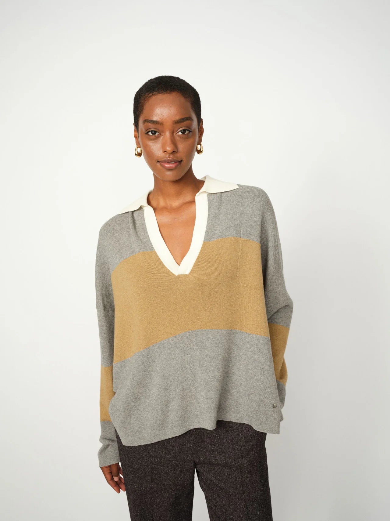 Wylie Tani bold stripe knit