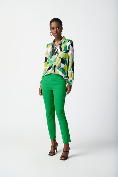 Jacquard pull on pants