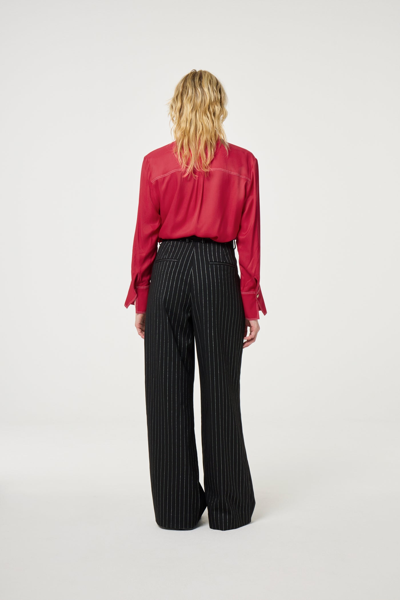 Charlie trousers in black and silver