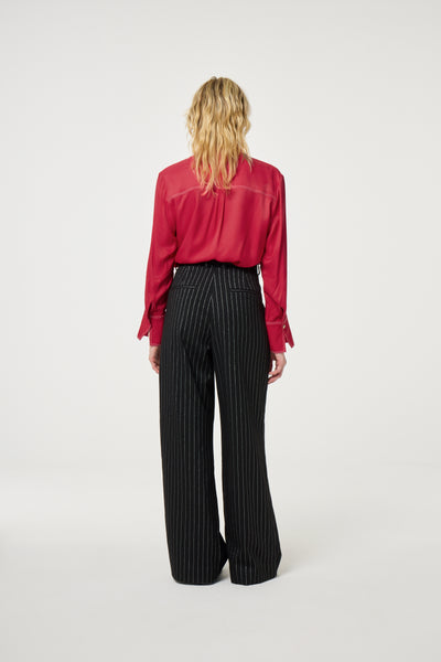 Charlie trousers in black and silver