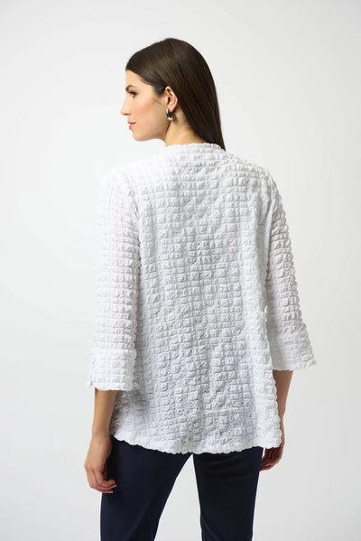Jacquard woven swing jacket