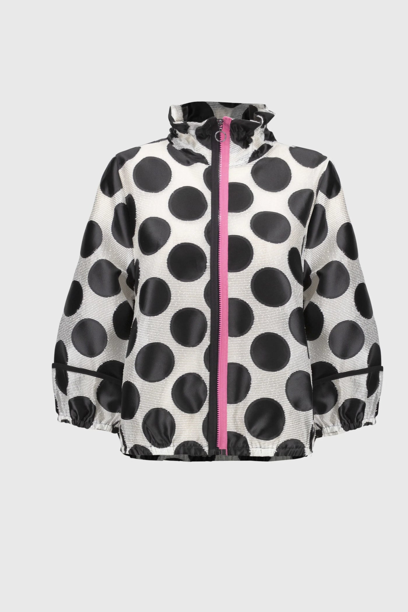 Jacquard dot boxy jacket