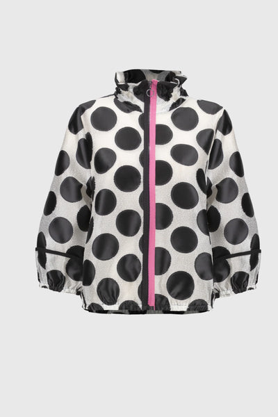 Jacquard dot boxy jacket