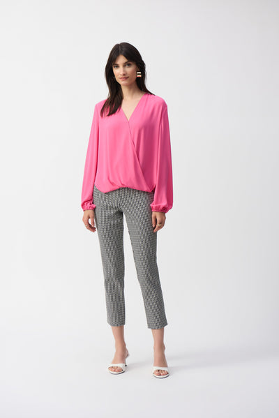 Georgette Boxy Wrap Top