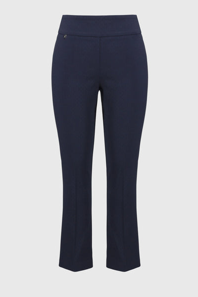 Textured jacquard crop pull on pants