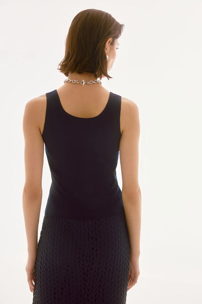 Guipure and silky knit two piece set