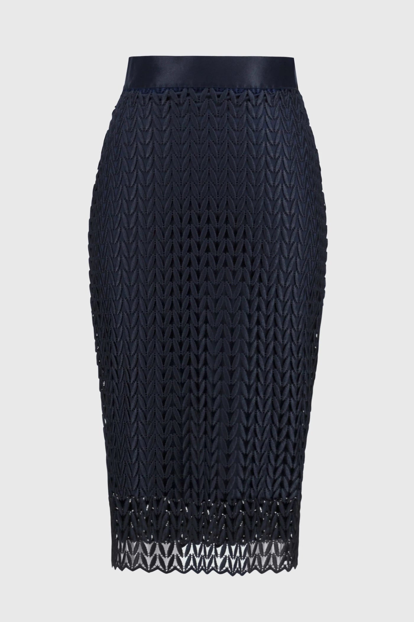 Guipure lace skirt