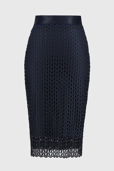 Guipure lace skirt