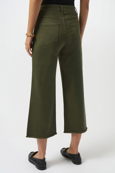 Claudia Culotte jeans with ebellished front seam