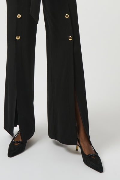Moss crepe wide leg jumpsuit