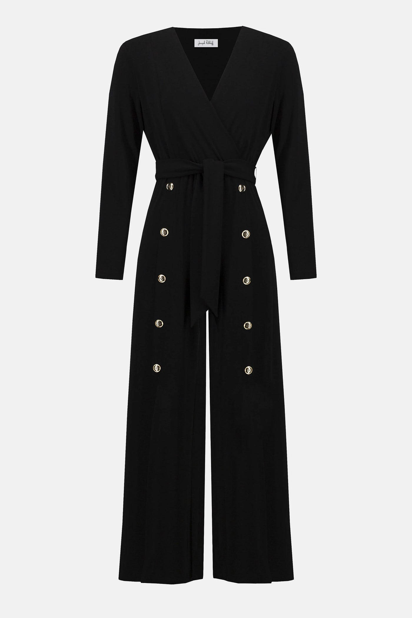 Moss crepe wide leg jumpsuit