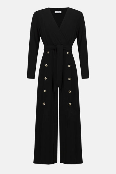 Moss crepe wide leg jumpsuit