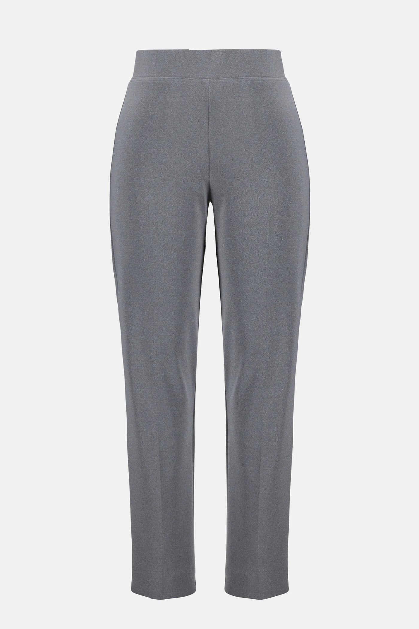 Melange silky knit straight leg pull on pants