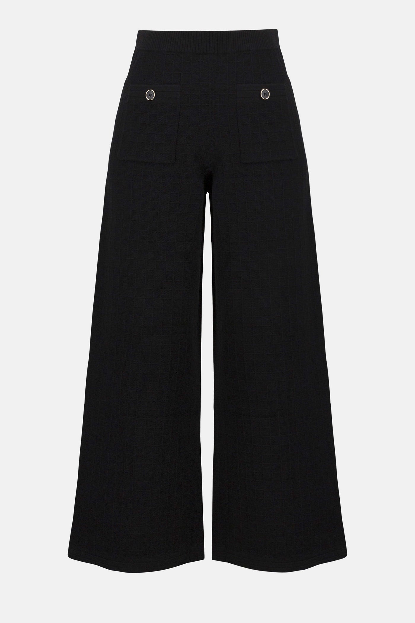 Sweater knit straight leg pants