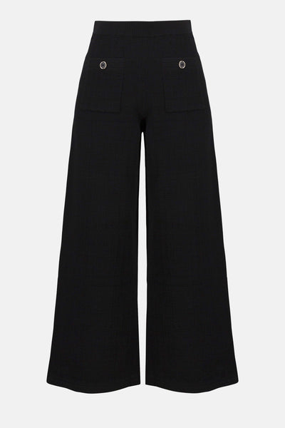 Sweater knit straight leg pants