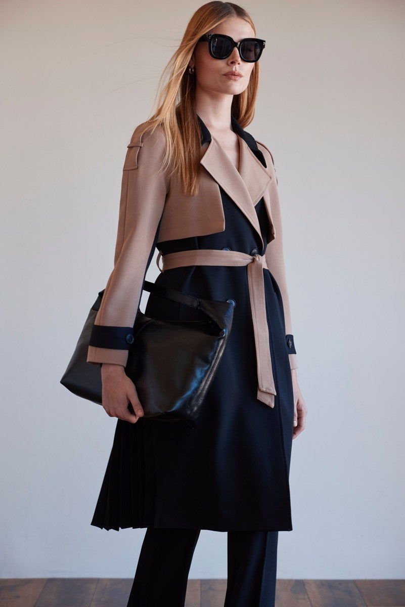 Arggido Pleated trench coat