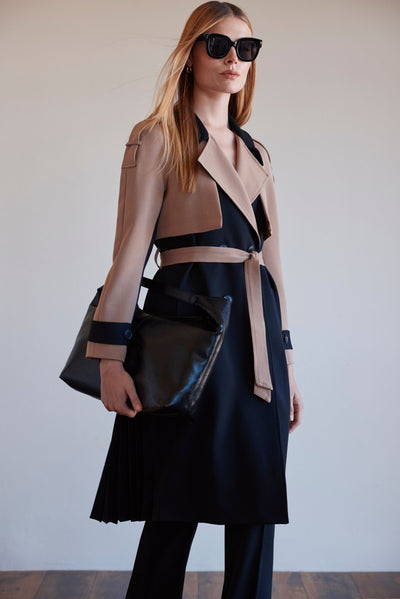 Arggido Pleated trench coat