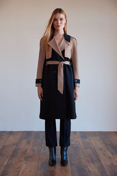 Arggido Pleated trench coat