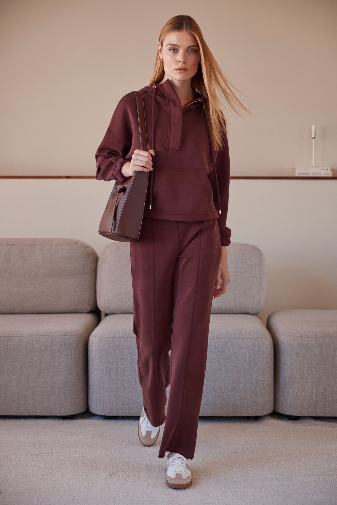 Merlot sweatshirt and pants co ord