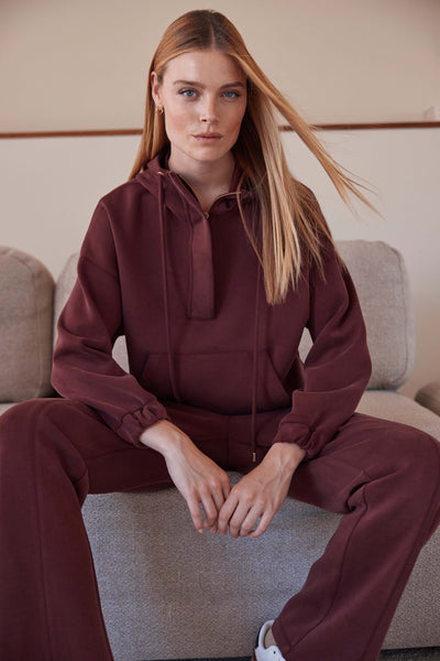 Merlot sweatshirt and pants co ord