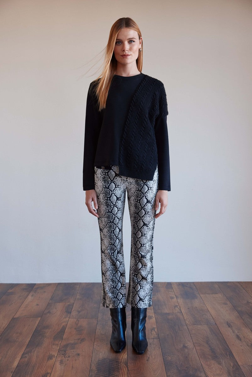 Arggido snake print suit