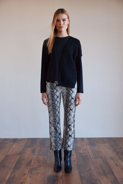 Arggido snake print suit