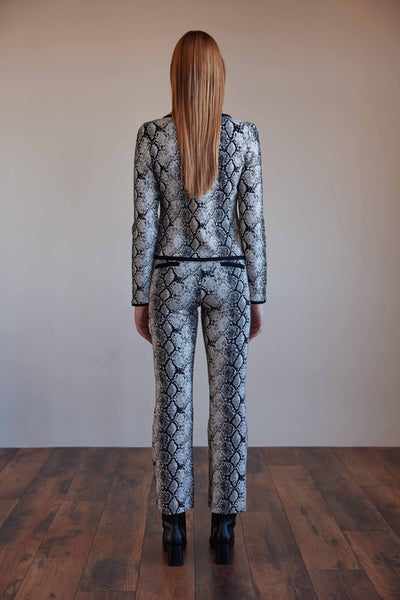 Arggido snake print suit