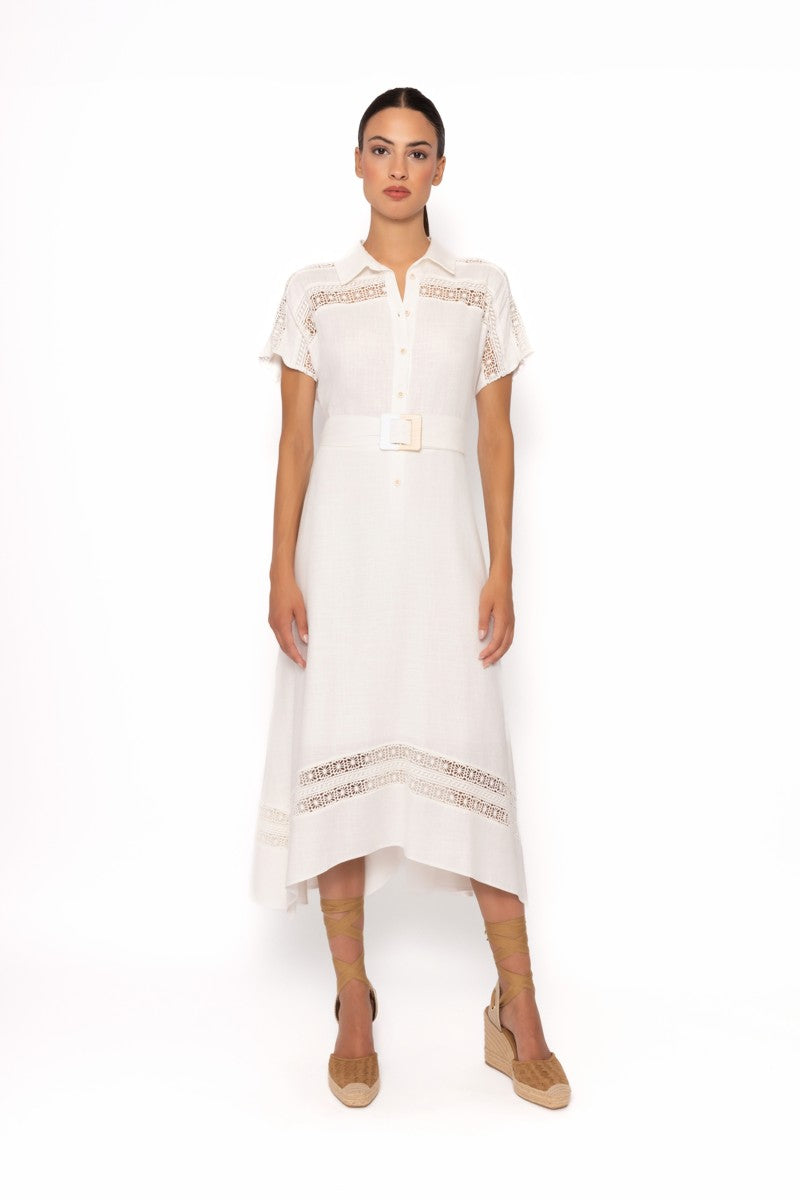 White shirtwaist dress – ODYL design