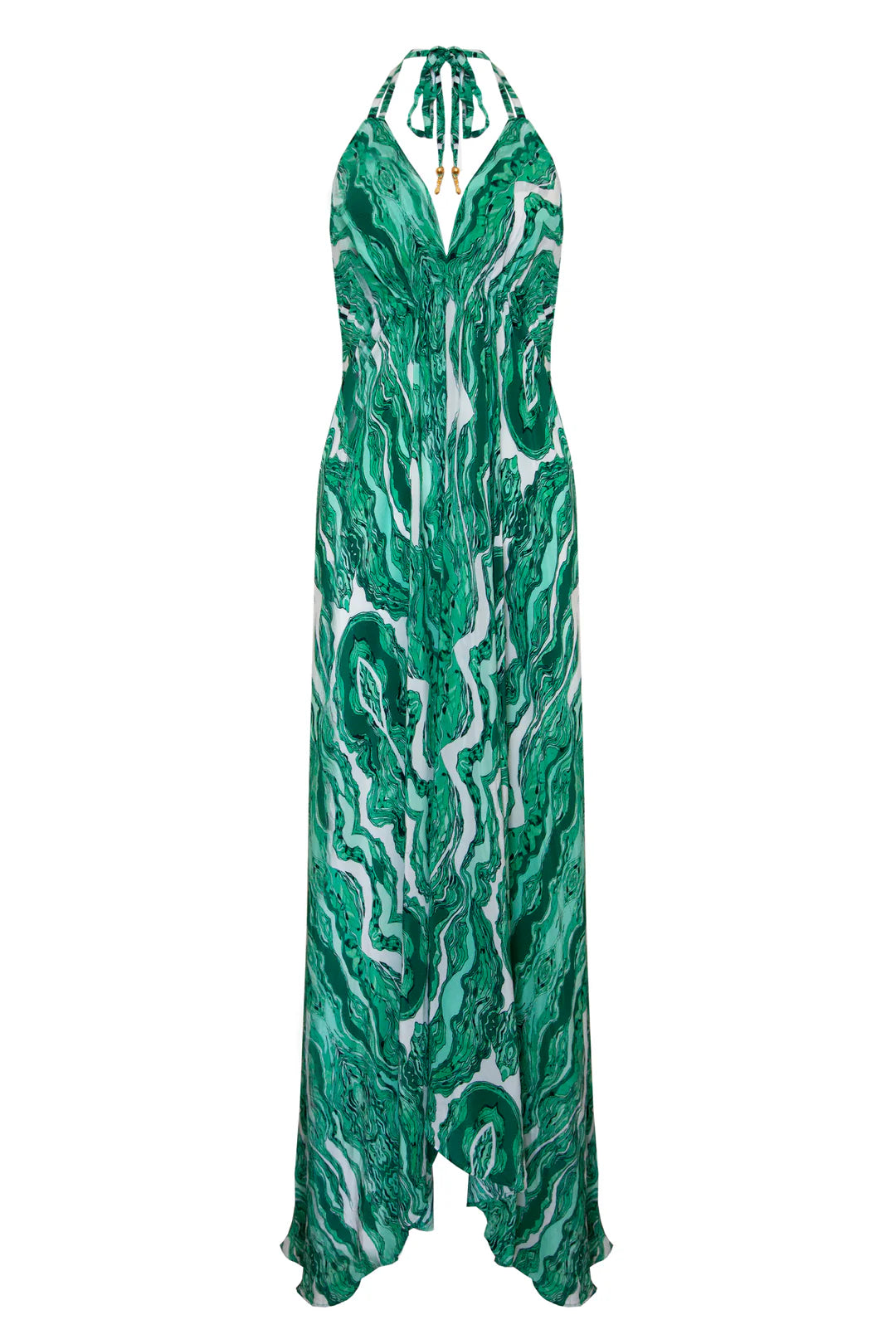 Green coral Ibiza dress