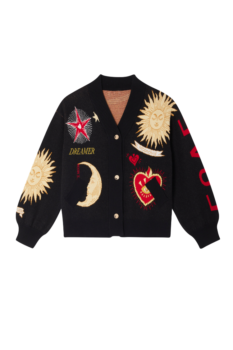 Black mystic cardigan