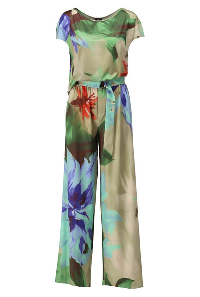 Tropical print jumpsuit