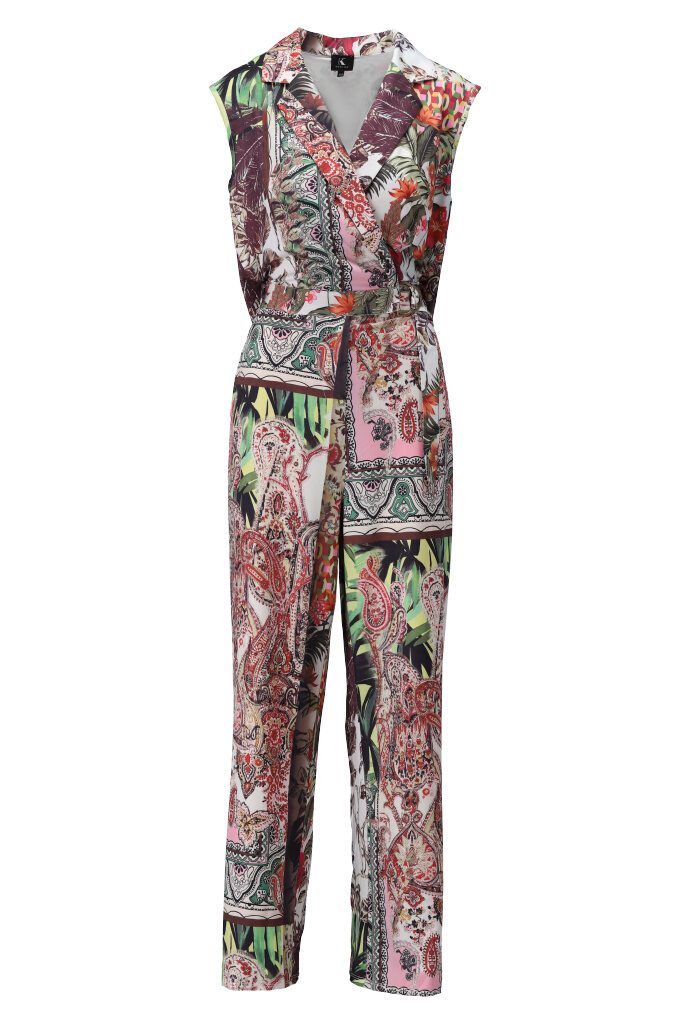 Tropical print jumpsuit