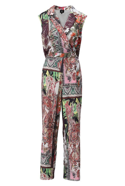Tropical print jumpsuit