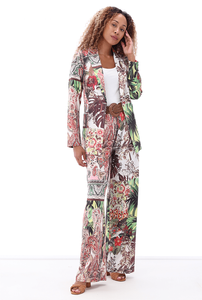 Tropical print jumpsuit