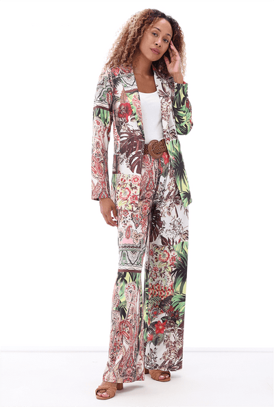 Tropical print jumpsuit