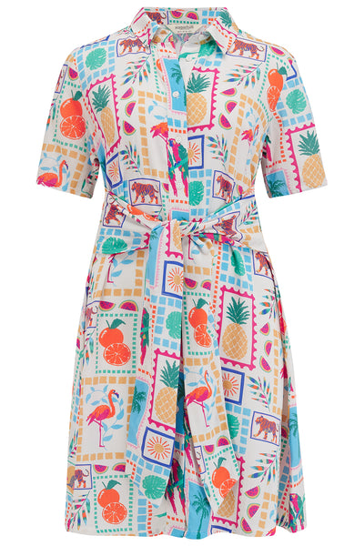 Dessie Mini shirt dress