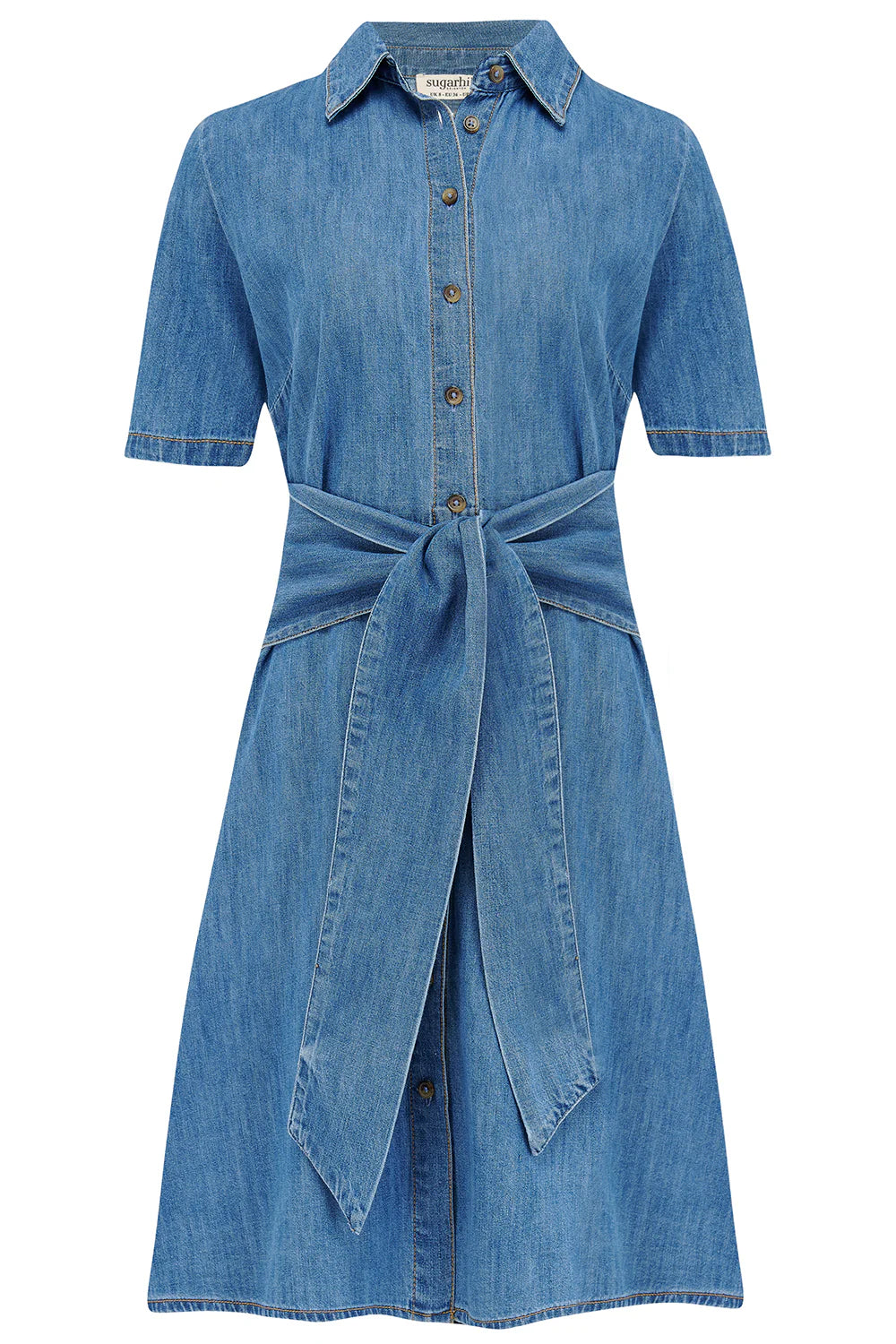 Talitha denim shirt dress