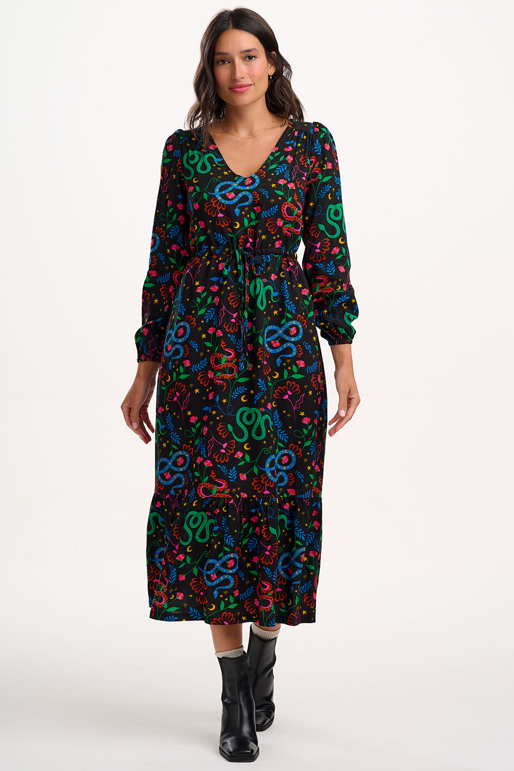 Roxanne maxi tiered dress
