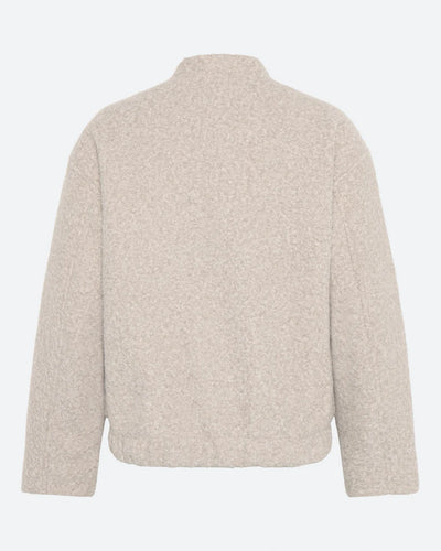 Fran Bomber in Silver Birch