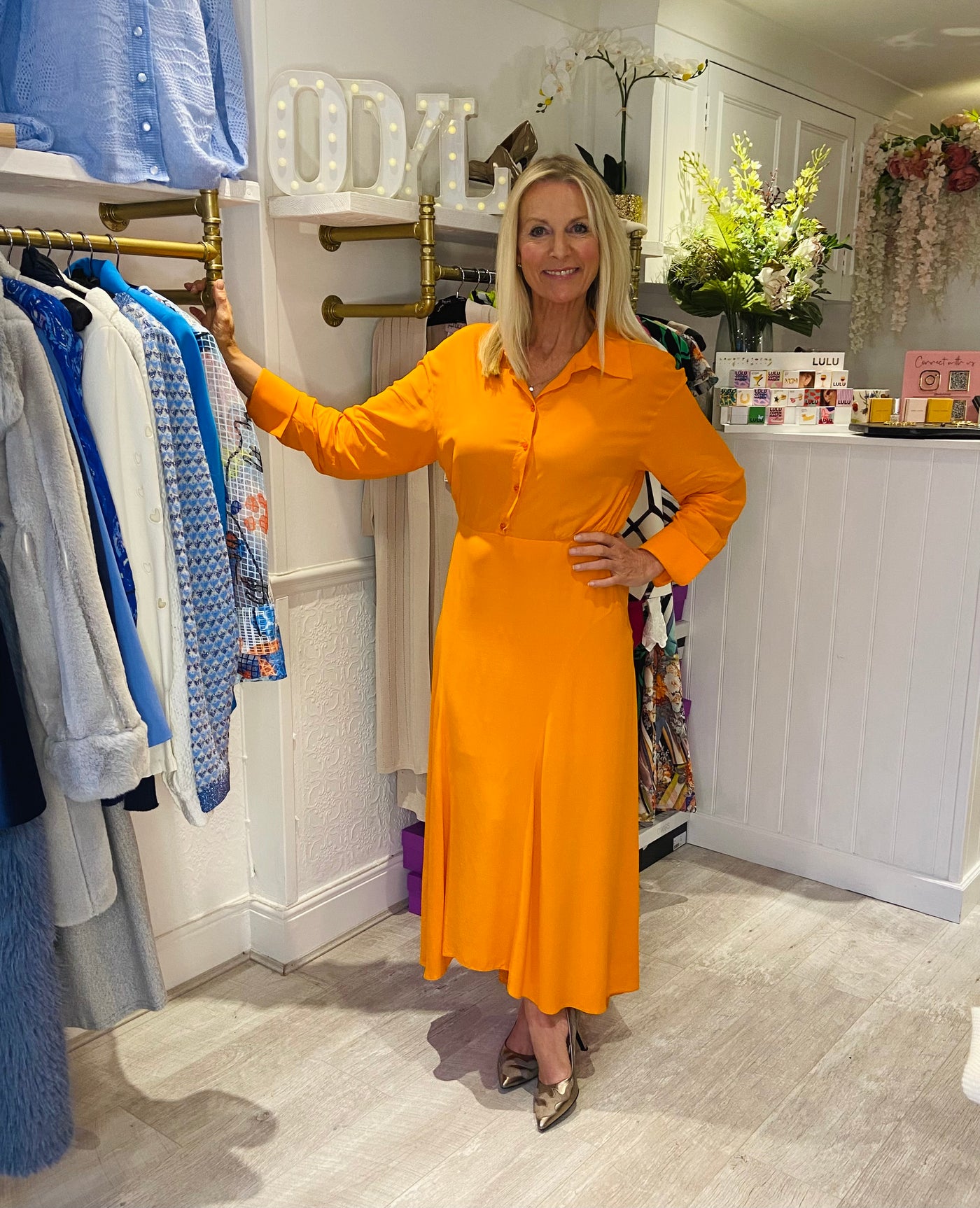 Clementine long sleeve dress