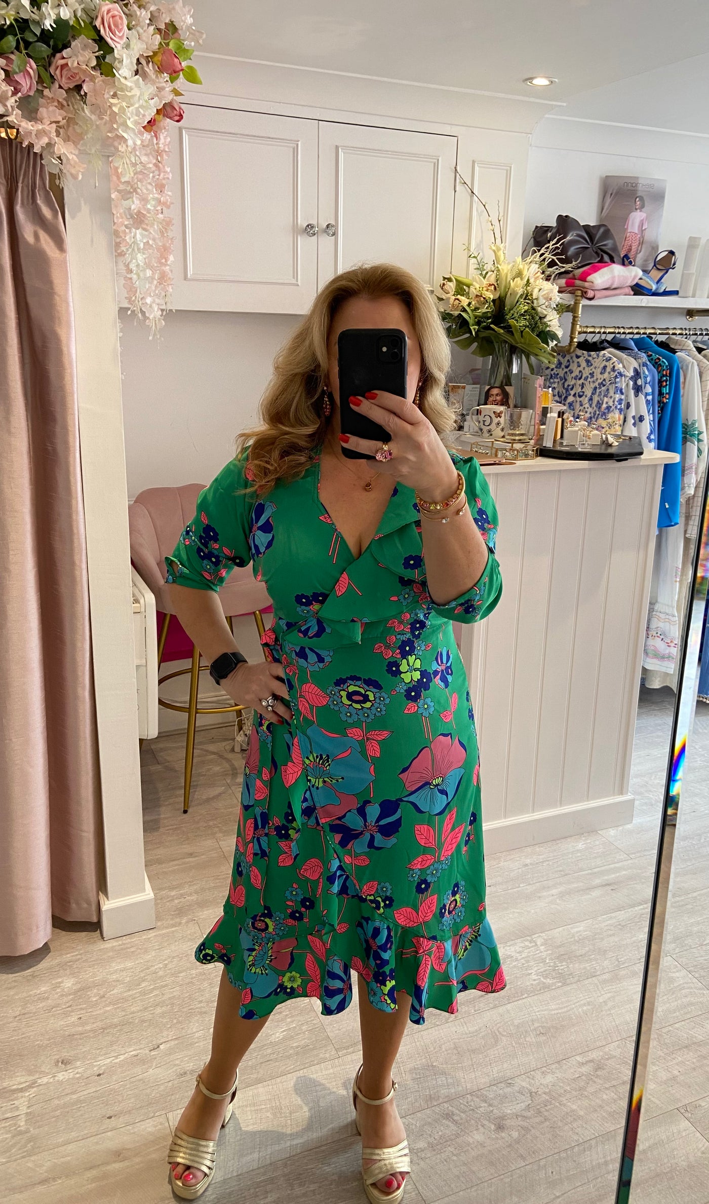 Flamenco midi dress