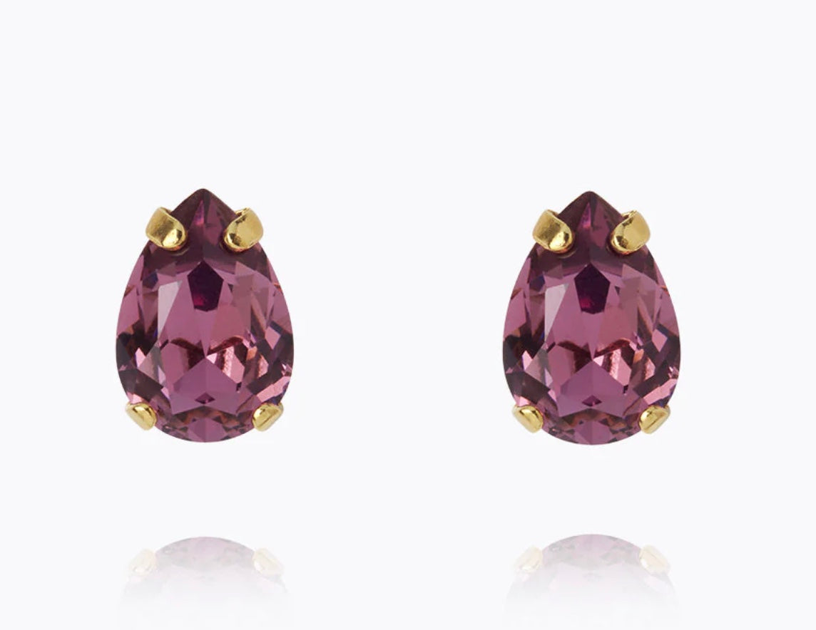 Petite Drop Earrings in Iris