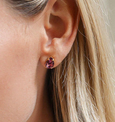 Petite Drop Earrings in Iris