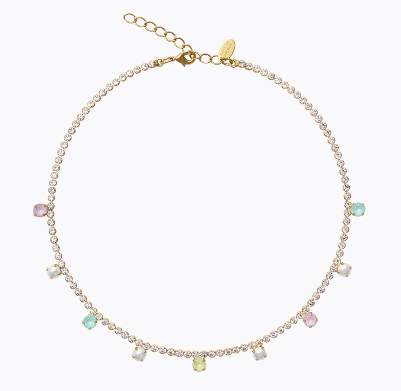 Millie Necklace in Soft Pastel Combo