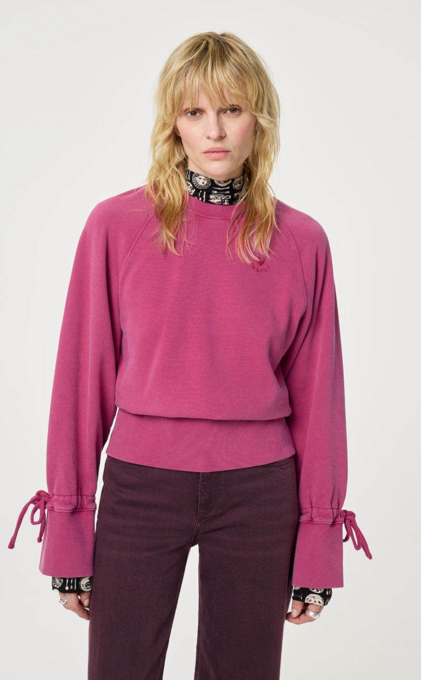 Janet Sweater in Lipstick Stain